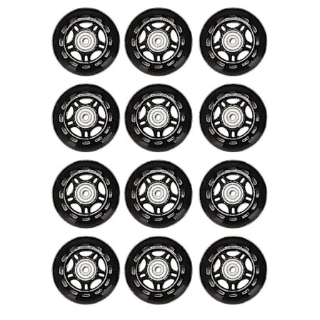 12 st Inline Skate Hjul Nybörjare Rullskridskor Hjul 70x24mm