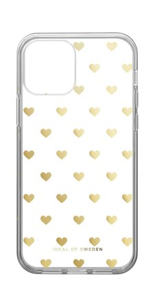 IDEAL OF SWEDEN Iphone Case Golden Hearts iPhone 12, Tøj & Bolig, Elektronik, Telefon & Mobiltilbehør