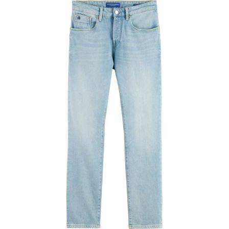 Scotch & Soda, Ralston regular slim jeans seasonal blue skies Blauw, Heren, Maat:W36 L34