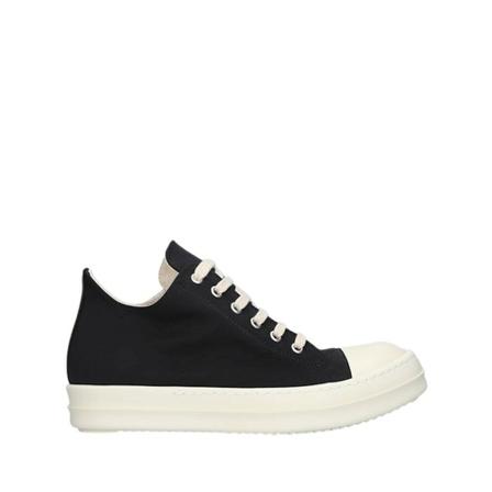 Rick Owens, Low Top Sneakers Zwart, Dames, Maat:37 EU