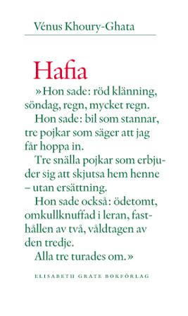 Hafia - Bok av Vénus Khoury-Ghata - Häfte