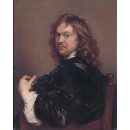 Self-portrait 1656, Adriaen Hanneman Brun