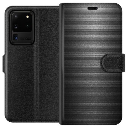 Yhteensopiva Lompakkokotelo Samsung Galaxy S20 Ultra Höyrypuhallettu Metalli