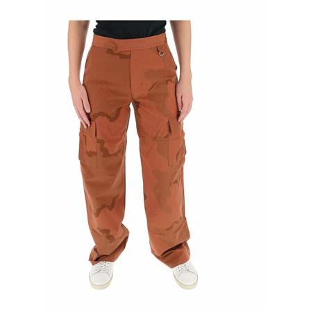 Marine Serre, camouflage-print trousers Rood, Dames, Maat:M