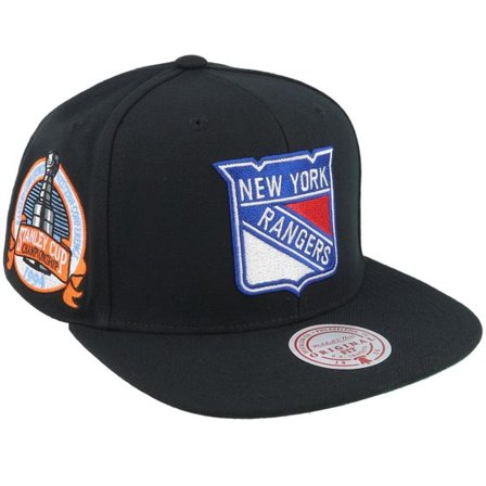 Mitchell & Ness - NHL Svart snapback Keps - New York Rangers Top Spot Black Snapback @ Hatstore