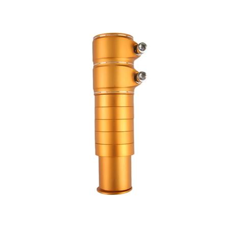 13 cm sykkelstyre, sykkelgaffelstyreforlenger, høydeadapter sykkelstyreheving, aluminiumslegering sykkelstyreadapter (gul) yellow