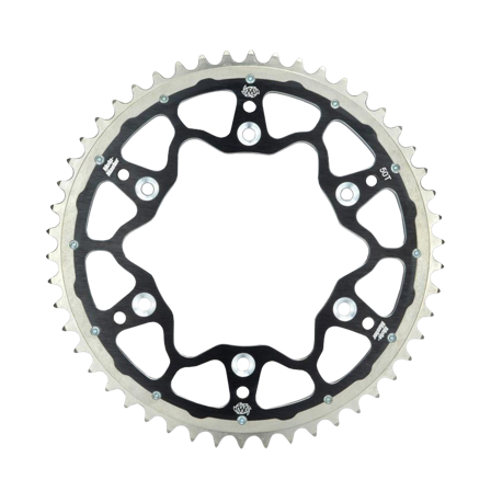 Moto-Master Fusion Series 520 Dual Ring Rear Sprocket Black - Husaberg FE400 1996-2003