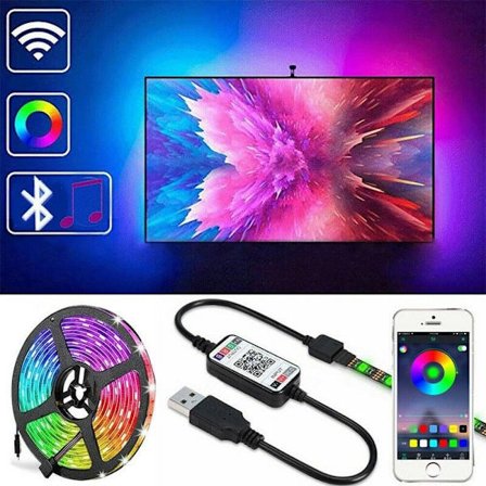 5m 5050 300 LED 5050 300 LED Flexibel LED-ljusremsa för sovrum Sovrumsinredning Sovrum Flexibel LED-ljusremsa för heminredning Vattentät