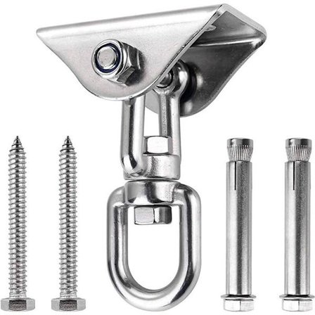 Takkrok med rustfritt stål 304 500 kg kapasitet 360° roterbar, oppheng for betong hol