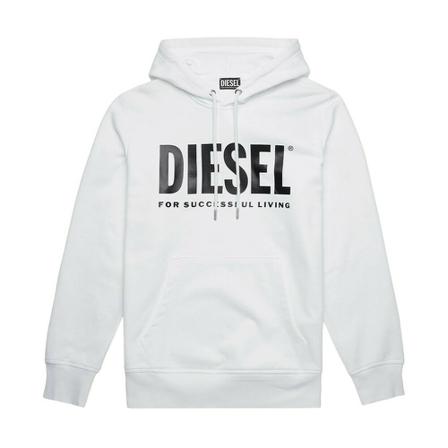 Diesel Diesel 00Saqj 0Bawt S-Gir Hood Sweater Men White Hvid, Herre