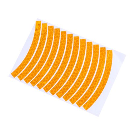 12 st säkerhetsreflekterande klistermärke reflekterande etikett cyklar säkerhetsmotorcykel cykel barncyklar cykel reflekterande klistermärken