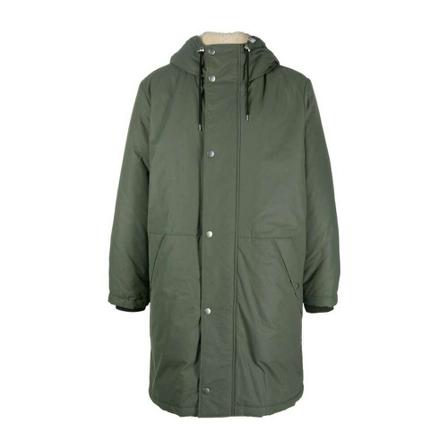 A.p.c., A.p.c. Coats Green Zielony, Mężczyzna, Rozmiar: S