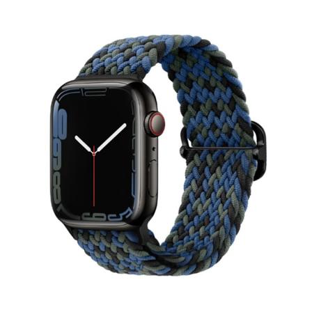 Flätat Armband Apple Watch 42/44/45 Välj Färg/Storlek Blågrön M