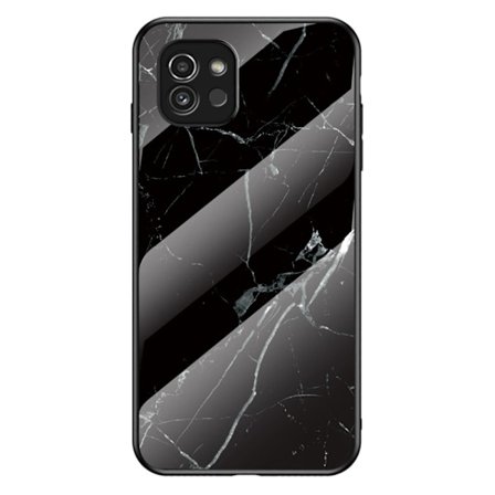 Fantasy Marmor Samsung Galaxy A03 skal - Svart Marmor