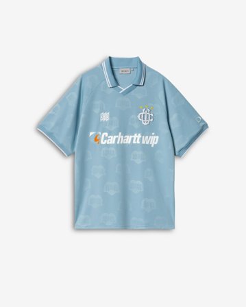 S/S HARTT'S FOOTBALL T-SHIRT - BLUEBIRD XL