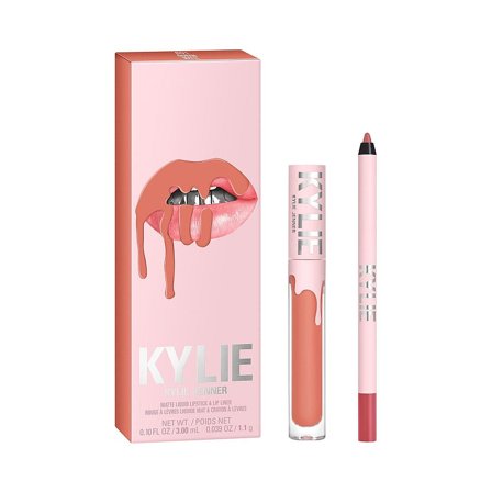 Kylie Cosmetics Matte Liquid Lipstick & Lip Liner 801 Queen, Makeup, Læber, Lipliner