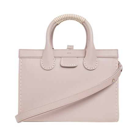 Chloé, ‘Edith Medium’ shopper bag Paars, Dames, Maat:ONE Size,leer
