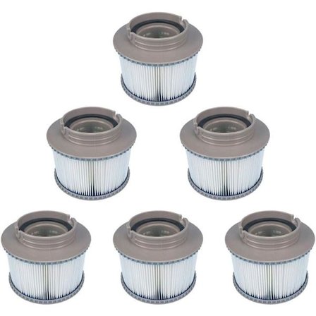 2024-Set med 8 erstatningsfilter for vedlikehold av din oppblåsbare Mspa eller Jacuzzi Ruikalucky-xjw