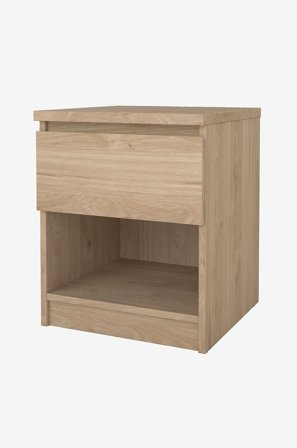 Tvilum - Naia Natbord 1 skuffe - Pakke - Brun - Sengeborde - Fra Homeroom