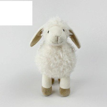 Barn Mjuk Vit Får Plysch Docka Bebis Söt Djur Docka Flickor Bebis stoppad docka Hem leksaker