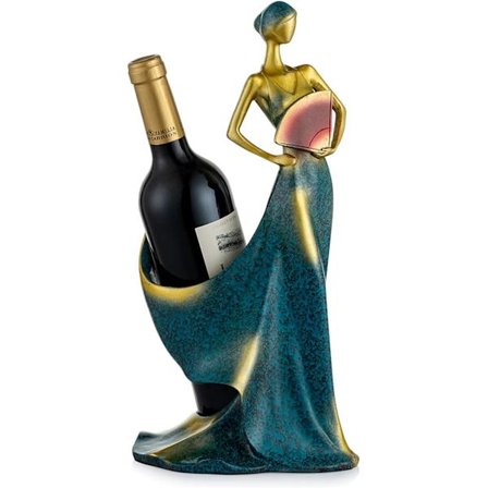 Vinflaskeholder, Rødvinsflaskestativ, Hylle for hjemmebar tilbehør Rom Kjøkken Dekorasjon, Nyhet Gave til Jul Bryllup Bursdagsfest