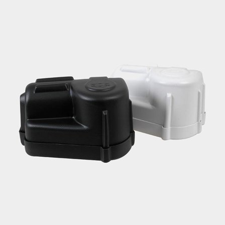 Cover for wiper motor Exalto Heavy Duty, black