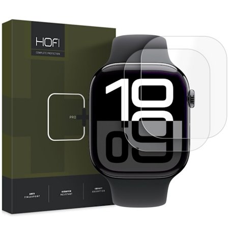 HOFI Apple Watch 11/10 46 mm 2-PACK Skärmskydd Pro+ HydroFlex