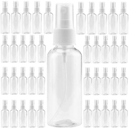 40 kpl 100 ml läpinäkyviä suihkepulloja, hienojakoinen muovinen suihkepullo