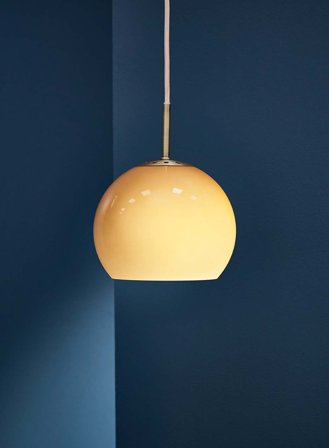 Ball taklampe Ø18 - amber