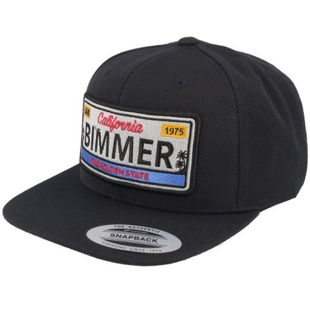 Iconic - Svart snapback Keps - Bimmer License Plate Black Snapback @ Hatstore