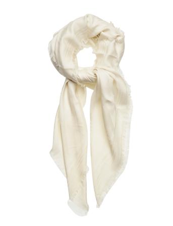 Ledonia_14 Accessories Scarves Lightweight Scarves Creme BOSS*Betinget Tilbud