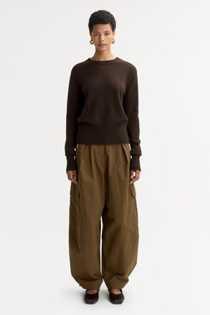 Soft Goat - Classic crewneck - XL - Mocha