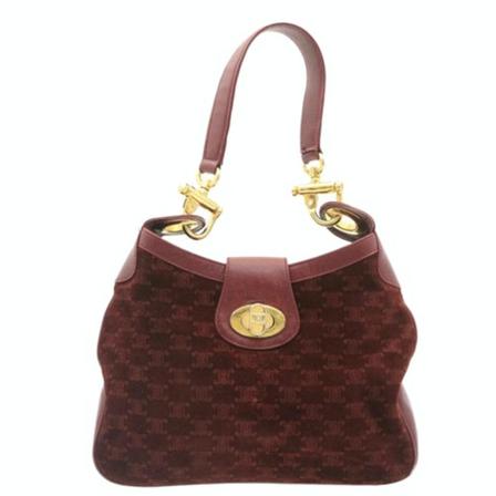 Celine Vintage, Pre-owned Shoulder Bag Rood, Dames, Maat:ONE Size,leer