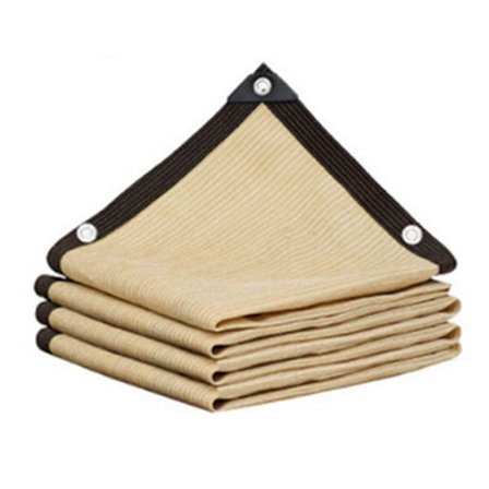 Beige Skyggenet, UV-beskyttelse, Plantehus, Udendørs Solsejl, Net, Solsejl 2x2m