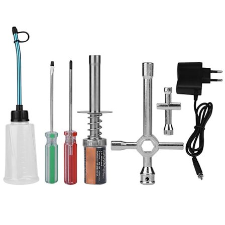 RC Nitro Starter Kit Glødestift Tænder med lader RC Truck Buggy Bil til HSP redcat (EU Stik)
