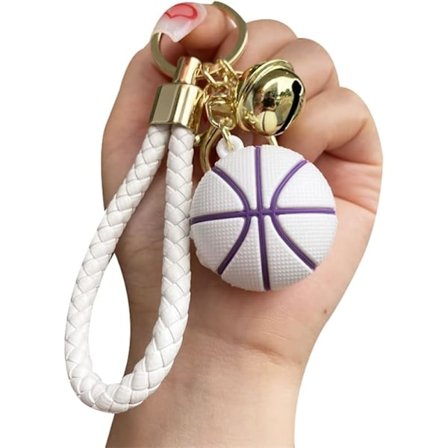Herr Dam Kreativ Kul Stilig Mini Basketball Lett Nøkkelkjede Nøkkelring Nøkkelring Anheng