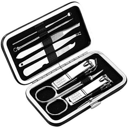 Alt-i-ett neglepleiesett - negle- og pedikyrverktøy - profesjonelt neglepleiesett