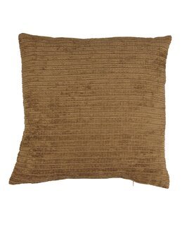 Kuddfodral enfärgad sammet Maddy 1-pack Cognac - Fondaco