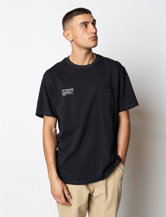 Fat Moose Evan T-Shirt - Black - XXL