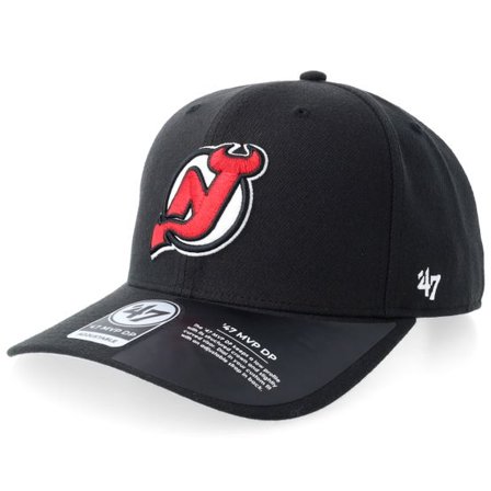 47 Brand - NHL Svart adjustable Keps - New Jersey Devils Cold Zone Mvp DP Black/Red Adjustable @ Hatstore