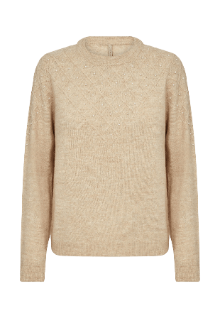 Soyaconcept Sc-Nessie 73 Pullover Överdelar Dam Beige XS