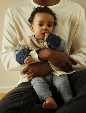 name it Nbmnoller Ls Knit Card - Blue - 50