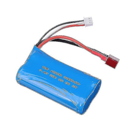 7.4v 3000mah 18650 Lipo batteri 2s til Q46 Wltoys 104009 12423 12428 10428 12429 12401 12402 12402a Rc bil reservedele