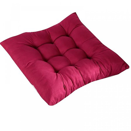 Neliön muotoinen tuolinpehmuste, liukumaton, mukava, lämmin istuintyyny lattiatyyny kotiin