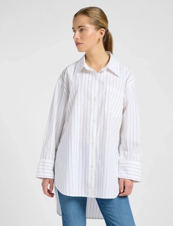 Lee Jeans Loose Shirt - White - M
