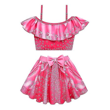 3-9 år Flickor Prinsessan Rapunzel Aurora Ariel Askungen Badkläder Set Aurora