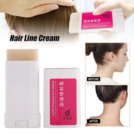 Hårfinish Gel Hår Gel Fikseringsvoks Stick Glat Ødelagt Ikke-fedtet Stærk Hår Pomade Stylingværktøj