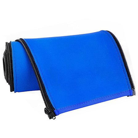 Suojus uima-altaan kaiteeseen - Neopreeni - Sininen - 120 x 15 cm - Vetoketjulla - Liukumaton kaidesuoja - Käsinojien suojukset uimiseen