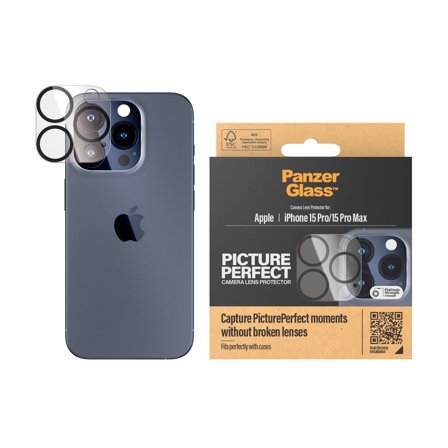 Panzer PicturePerfect Camera Lens Protector iPhone 15 Pro | Max PanzerGlass - High quality tempered glass screen protector