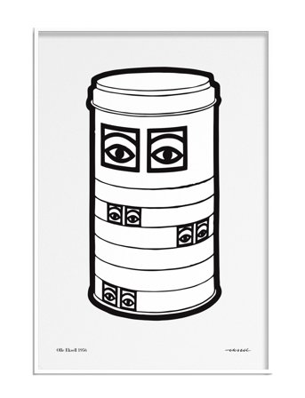 Olle Eksell | Ögon - 1956 - Can | 50X70CM